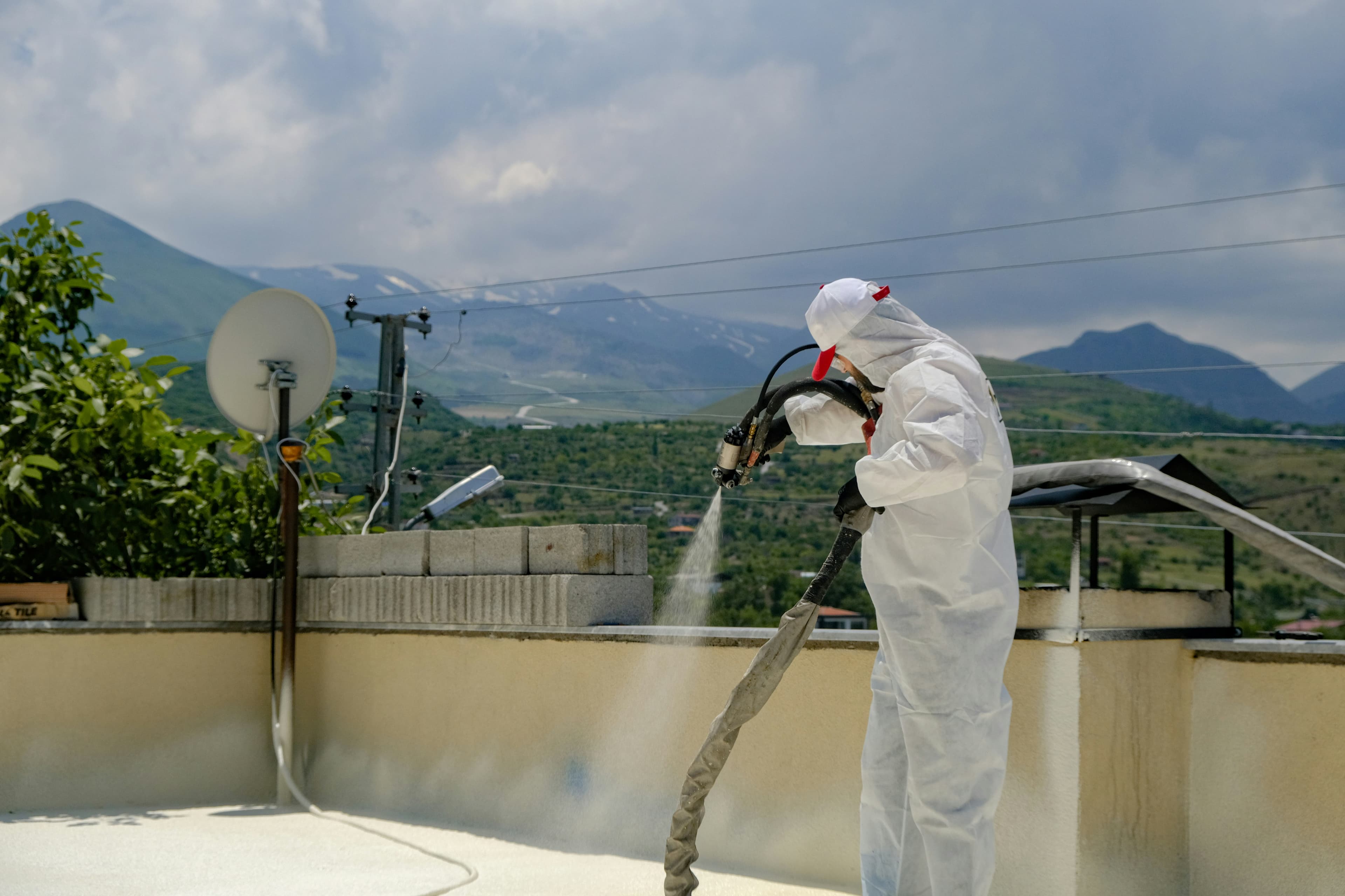Waterproofing detail applied to a wet-area or service boundary